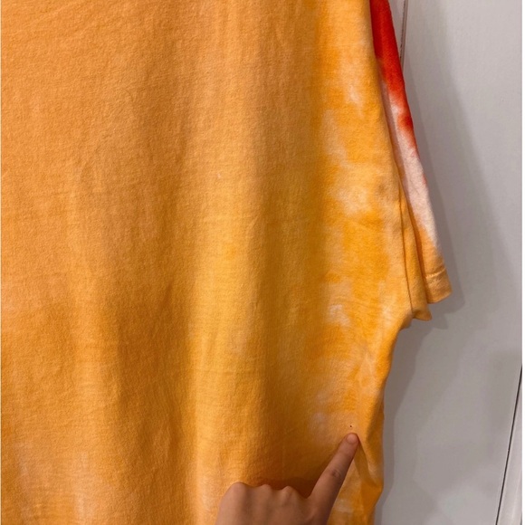 Acne Studios Heart Tie Dye Oversized T-Shirt (as seen on Hailey Bieber) - Picture 8 of 8